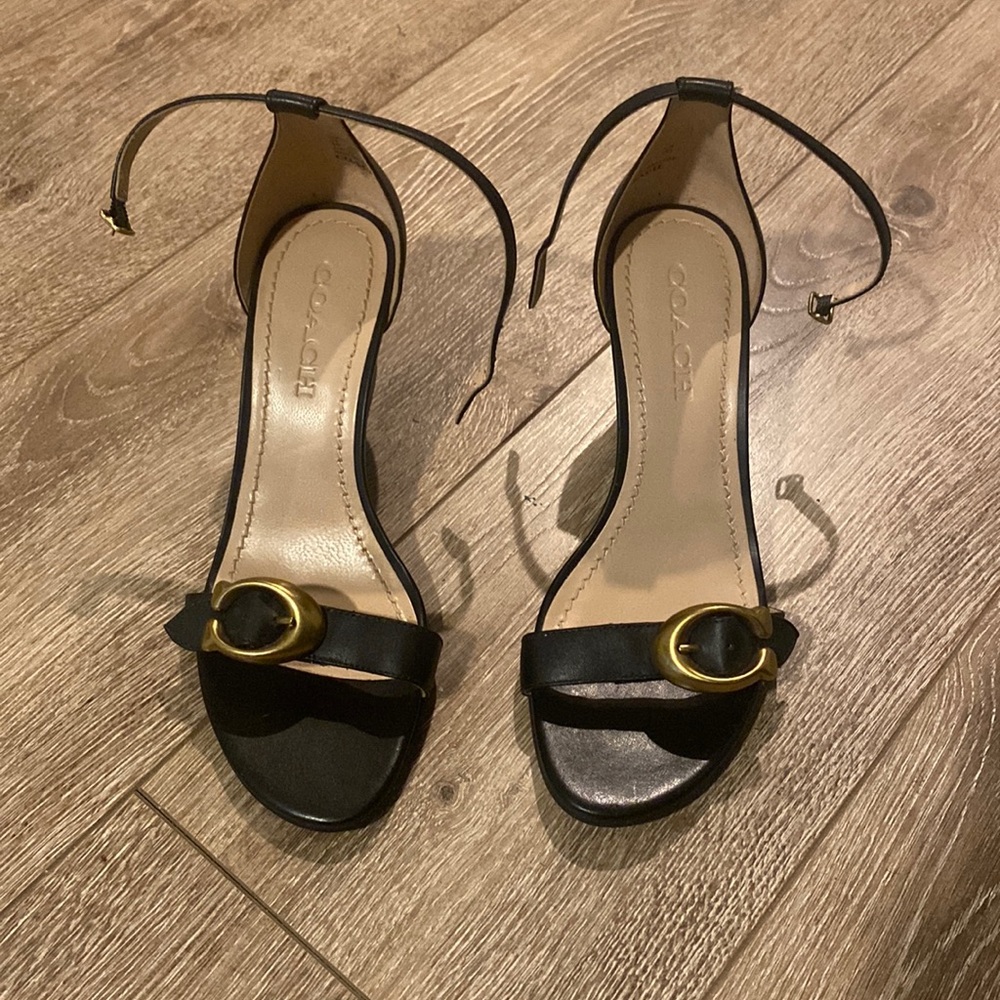 Coach Odetta Wedge Heels Size 8